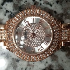 Ashley rose gold watch